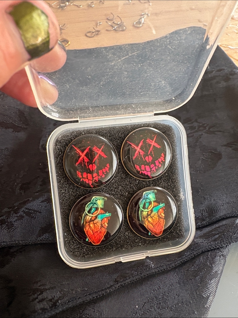 2pairs Ear Gauges 18mm